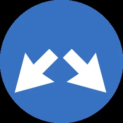 Passing left or right mandatory.