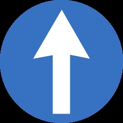 Driving straight ahead mandatory.