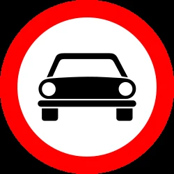 Cars prohibited.
