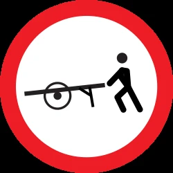 Handcarts prohibited.