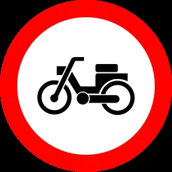 Mopeds prohibited.