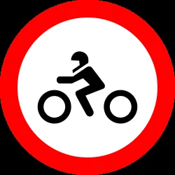 Motorcycles prohibited.