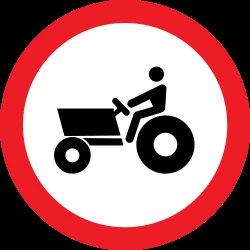 Tractors prohibited.
