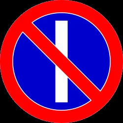 Parking prohibited on odd dates.