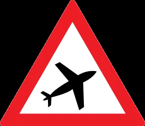 Warning for low-flying aircrafts.