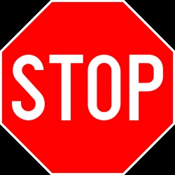Stop and give way to all drivers.