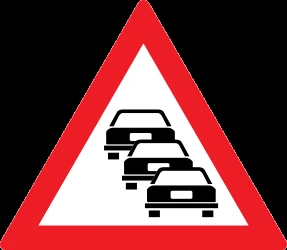 Warning for traffic jams.