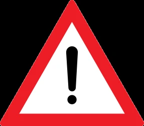 Warning for a danger with no specific traffic sign.