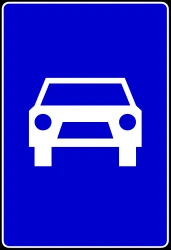 Begin of an expressway.