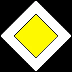 Begin of a priority road.
