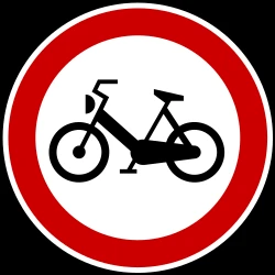 Mopeds prohibited.