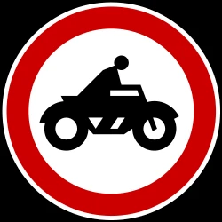 Motorcycles prohibited.