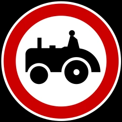 Tractors prohibited.