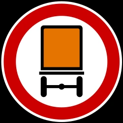 Vehicles with dangerous goods prohibited.