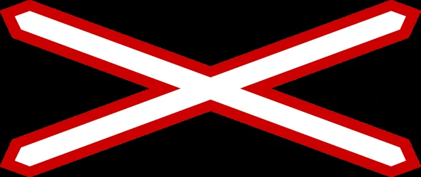 Warning for a railroad crossing with 1 railway.