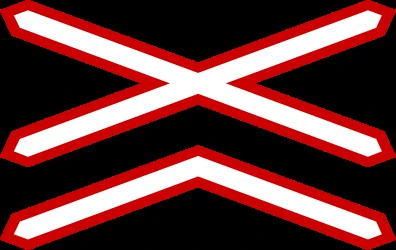 Warning for a railroad crossing with more than 1 railway.