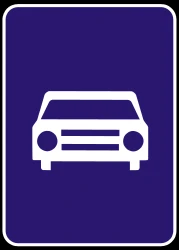 Begin of an expressway.