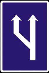 Begin of a new lane.