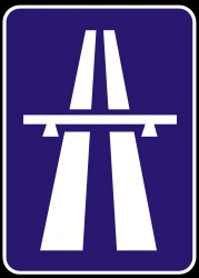 Begin of a motorway.