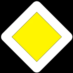 Begin of a priority road.