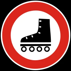 Skaters prohibited.