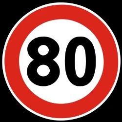Begin of a speed limit.