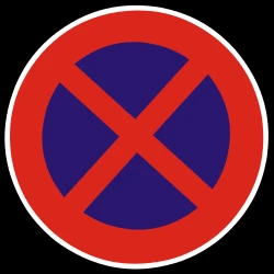 Parking and stopping prohibited.