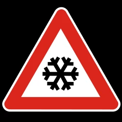 Warning for snow and sleet.