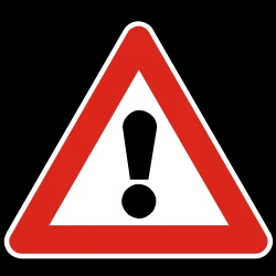 Warning for a danger with no specific traffic sign.