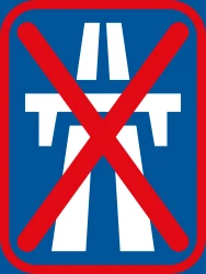End of the motorway.