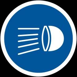 Mandatory lights on.