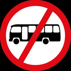 Buses prohibited.