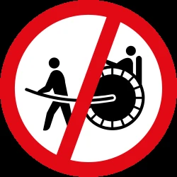 Rickshaws prohibited.