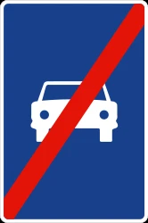 End of the expressway.