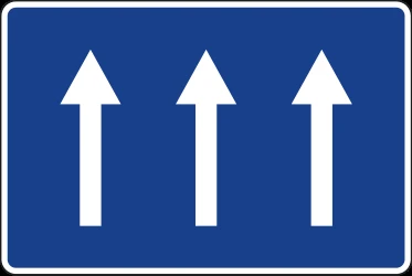 Overview of the lanes and their direction.