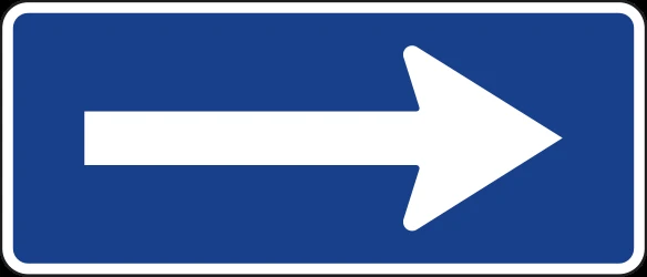 Road with one-way traffic.