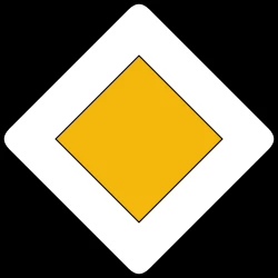 Begin of a priority road.