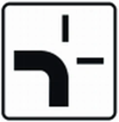 Curve of the main road.