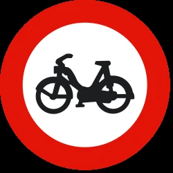 Mopeds prohibited.