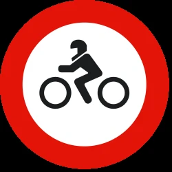 Motorcycles prohibited.