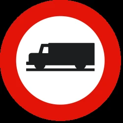 Trucks prohibited.