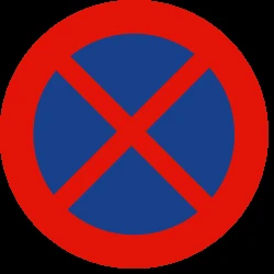 Parking and stopping prohibited.