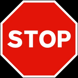 Stop and give way to all drivers.