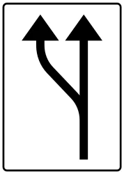 Begin of a new lane.