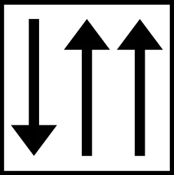Overview of the lanes and their direction.