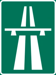 Begin of a motorway.