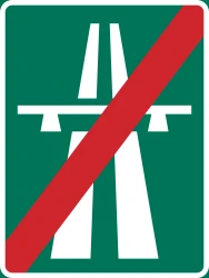 End of the motorway.
