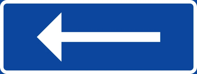 Road with one-way traffic.