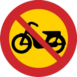 Mopeds prohibited.