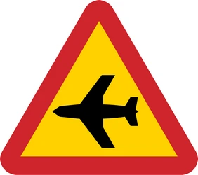 Warning for low-flying aircrafts.